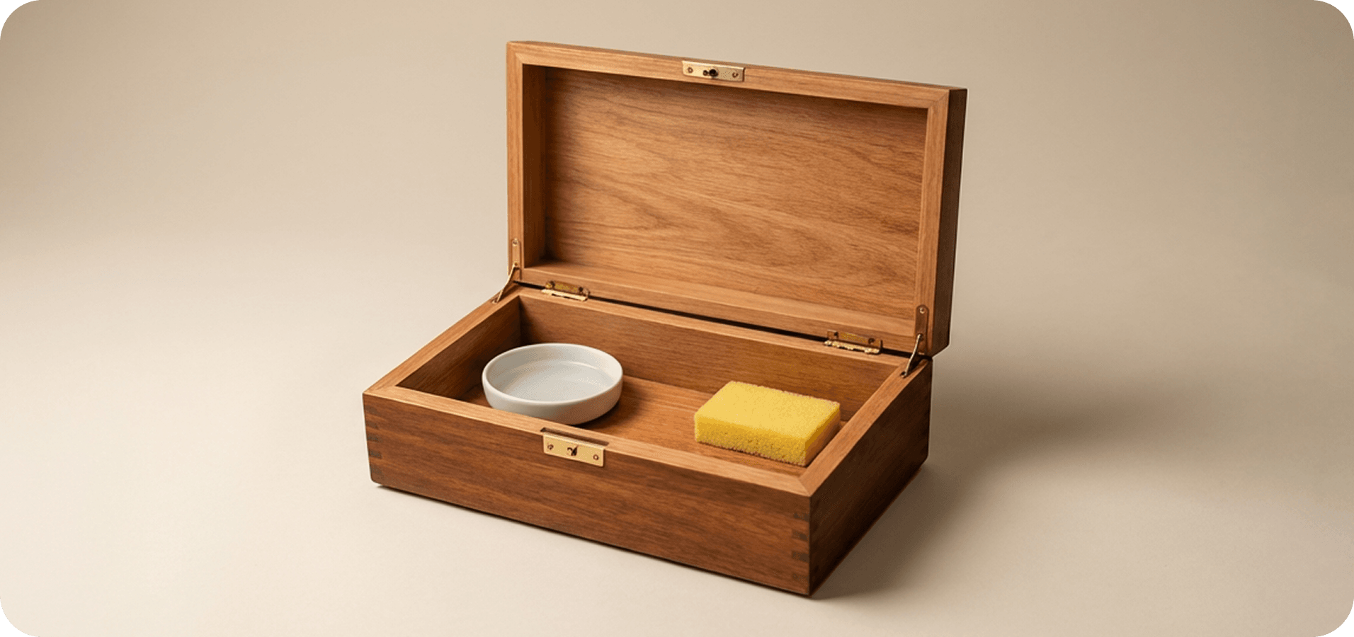 Place a small bowl of water inside for 24–48 hours