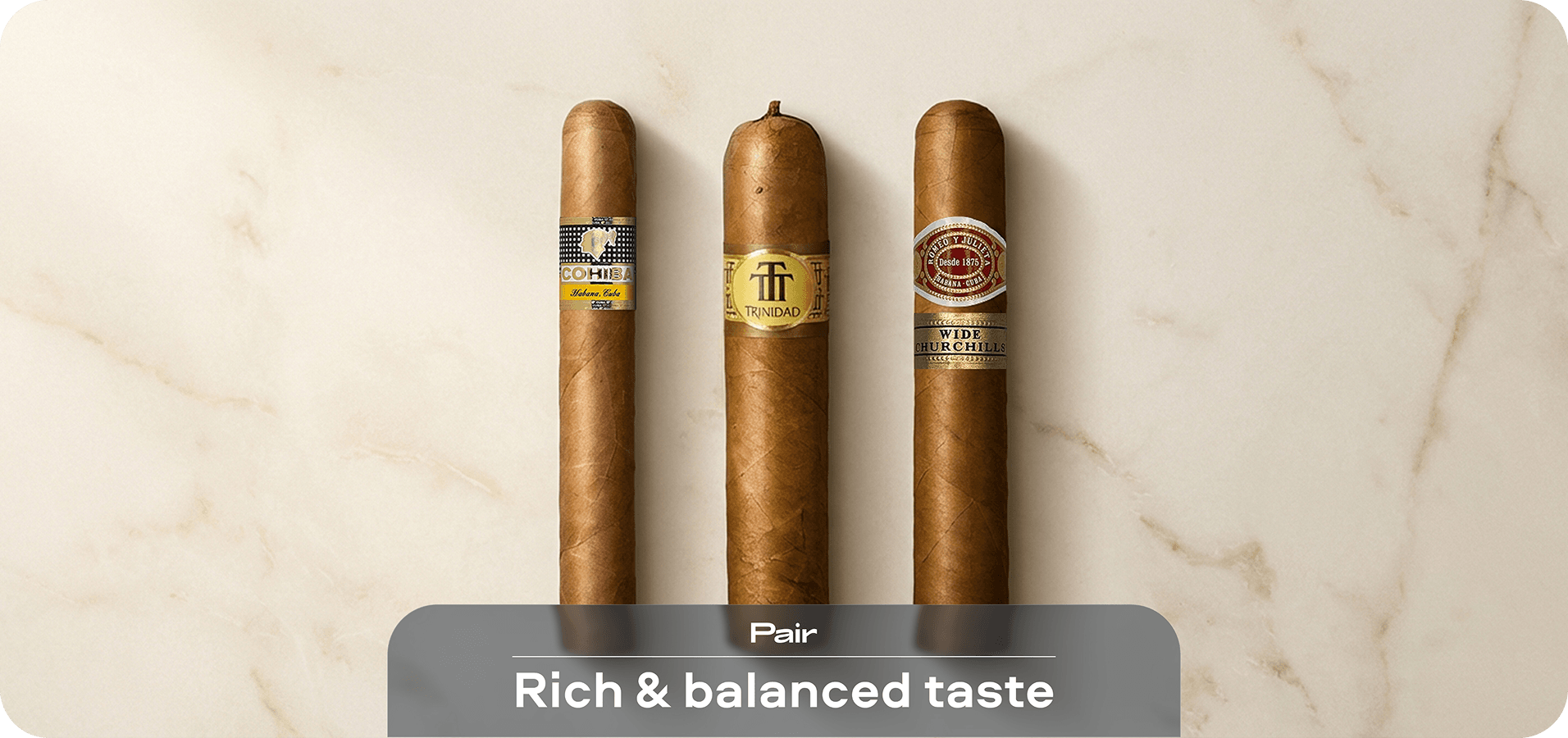 Rich, balanced taste
