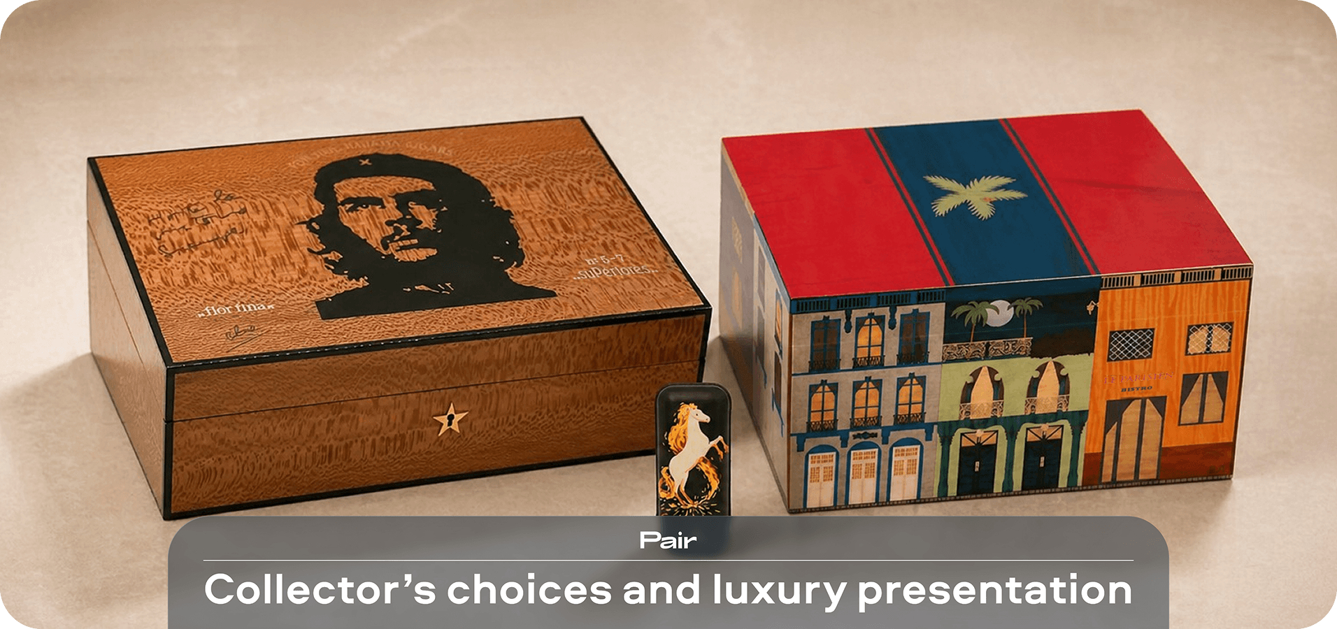 Collector’s choices and luxury presentation