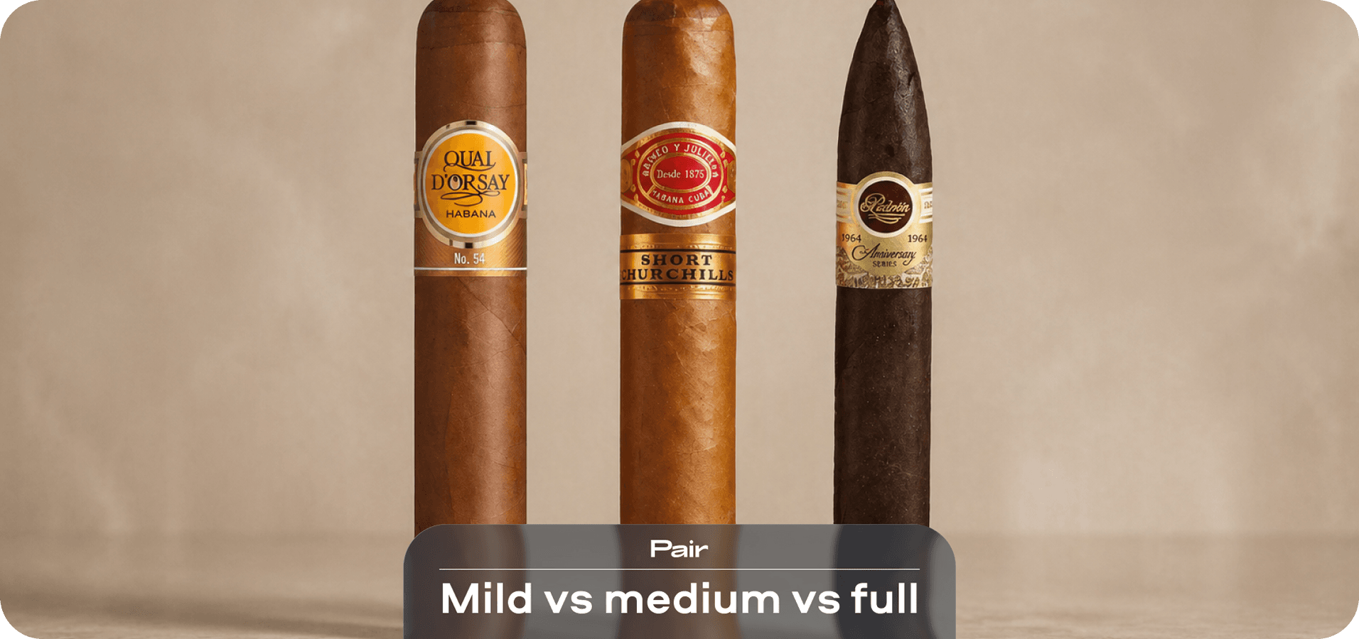 Mild vs medium vs full