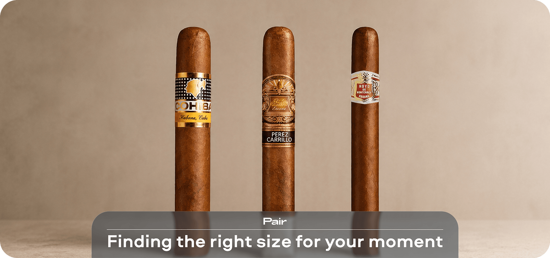 Finding the right size for your moment